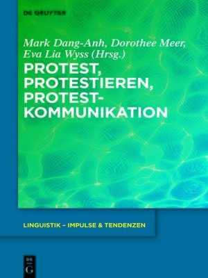 cover image of Protest, Protestieren, Protestkommunikation